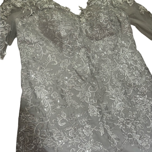 Evening Dress/Mother of Bride Dress Sheath - Picture 5 of 10